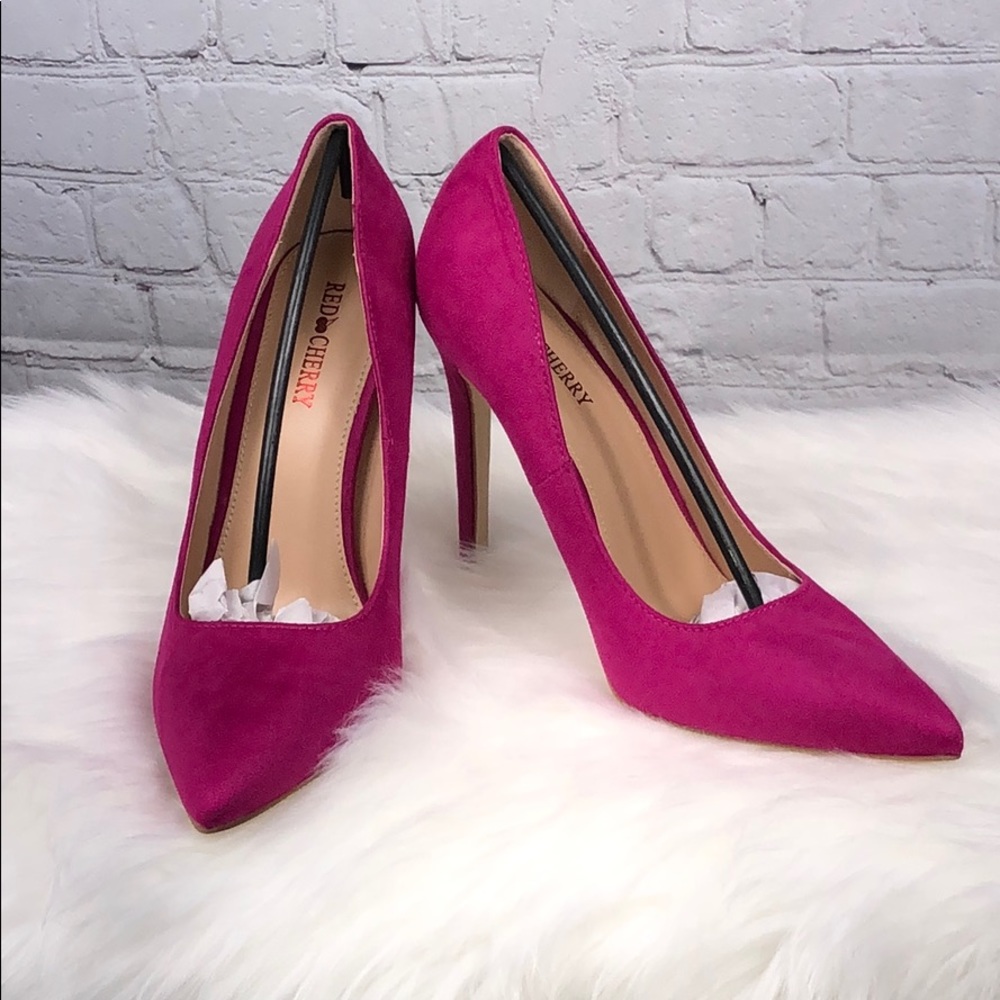 Fuchsia Stilettos 4.5” Heel.  Brand New